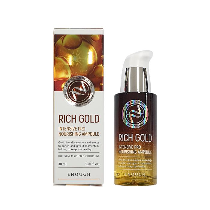 

питательная сыворотка с золотом enough rich gold intensive pro nourishing ampoule