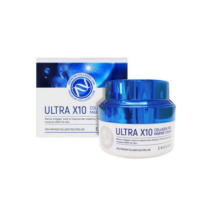 

увлажняющий крем с коллагеном enough ultra x10 collagen pro marine cream