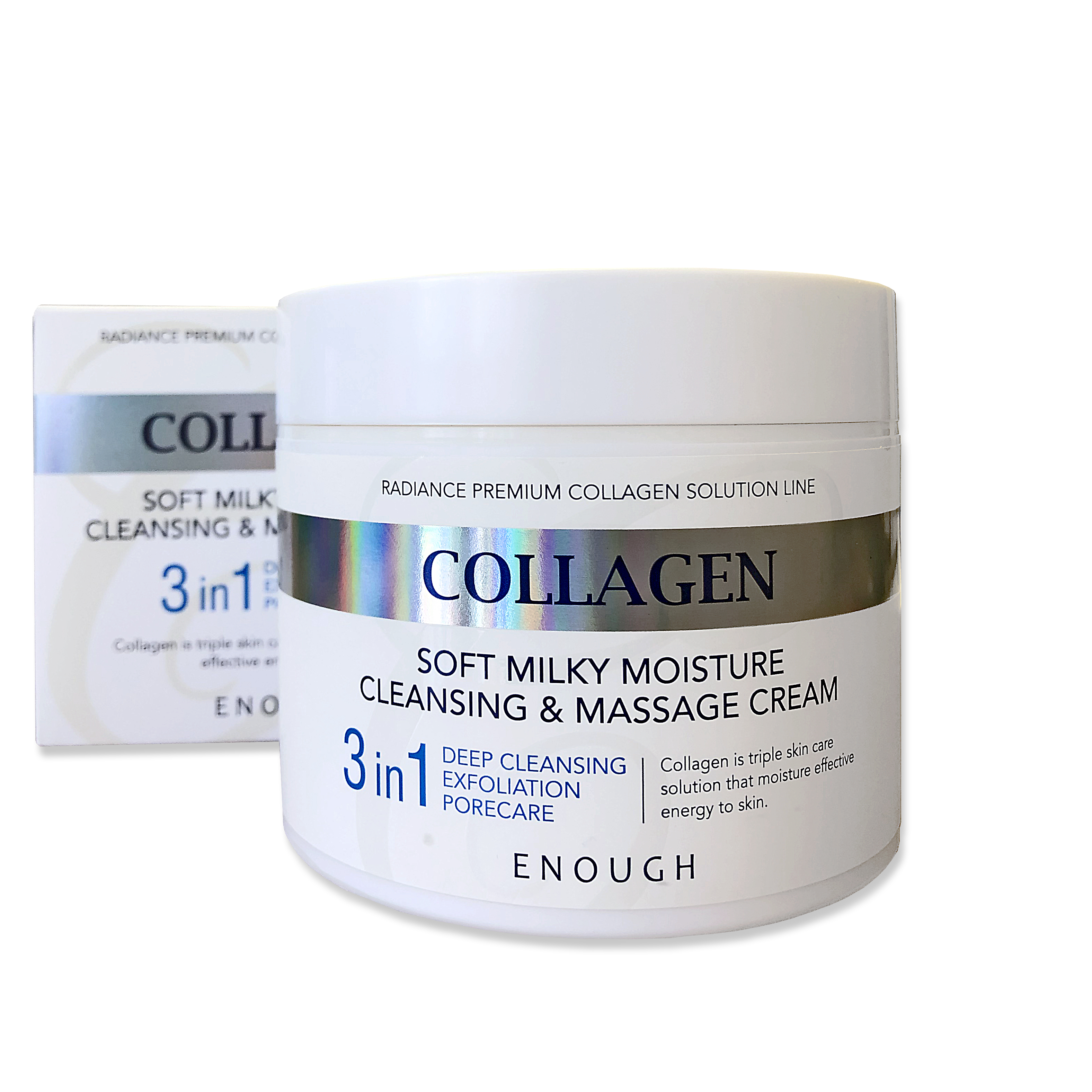 

массажный крем с коллагеном enough collagen 3 in 1 cleansing & massage cream