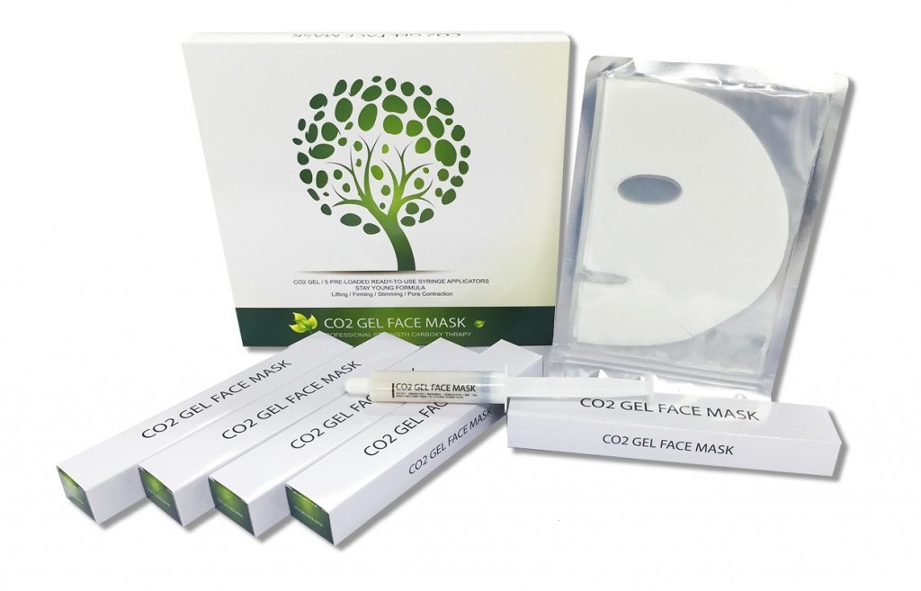 

набор для неинвазивной карбокситерапии кожи лица getitpure co2 gel face mask 5 pcs