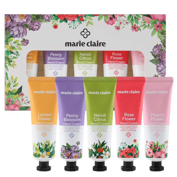 

набор кремов для рук marie claire hand cream 5 set