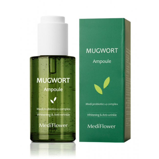 

сыворотка противовоспалительная с полынью medi flower mugwort ampoule