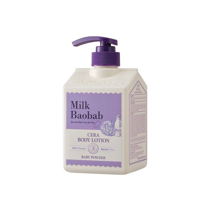 

лосьон для тела с керамидами, с ароматом детской присыпки milkbaobab cera body lotion baby powder