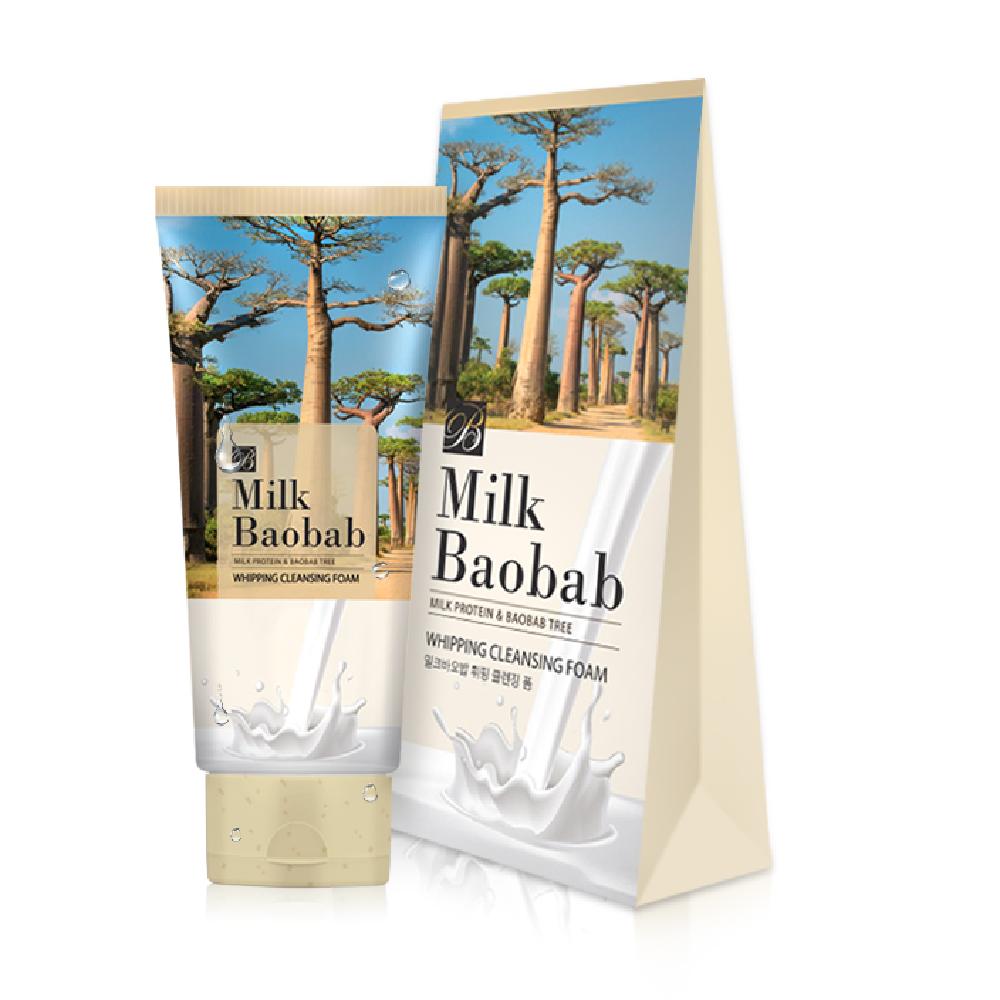 

пенка для лица milkbaobab whipping cleansing foam
