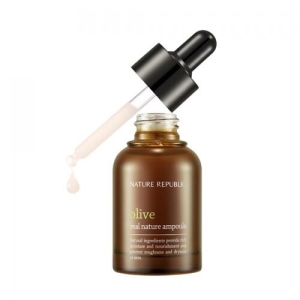 

сыворотка ампульная с маслом оливы nature republic real nature olive ampoule