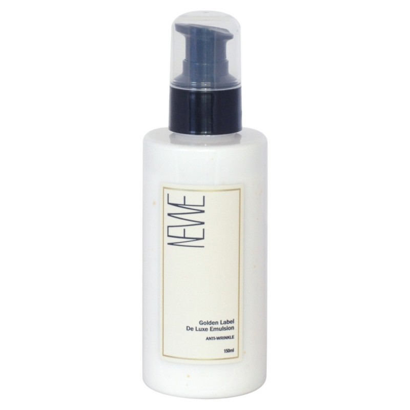 

антивозрастная эмульсия для лица с частицами золота newe golden label de luxe emulsion anti-wrinkle