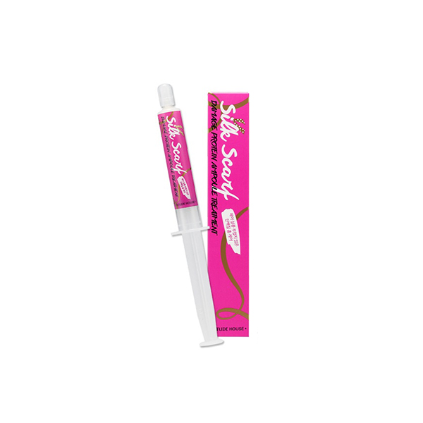 сыворотка для волос укрепляющая etude house  silk scarfe damage protein ampoule treatment