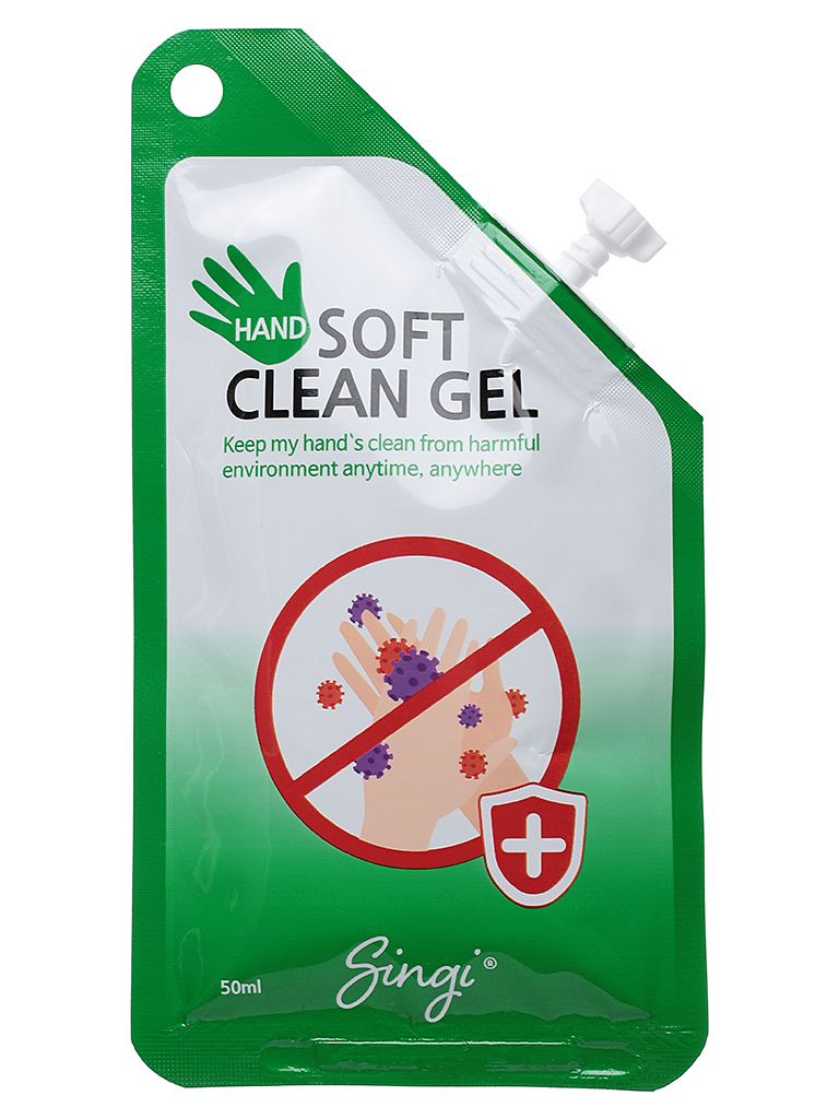 

гель для рук антибактериальный singi hand soft clean gel