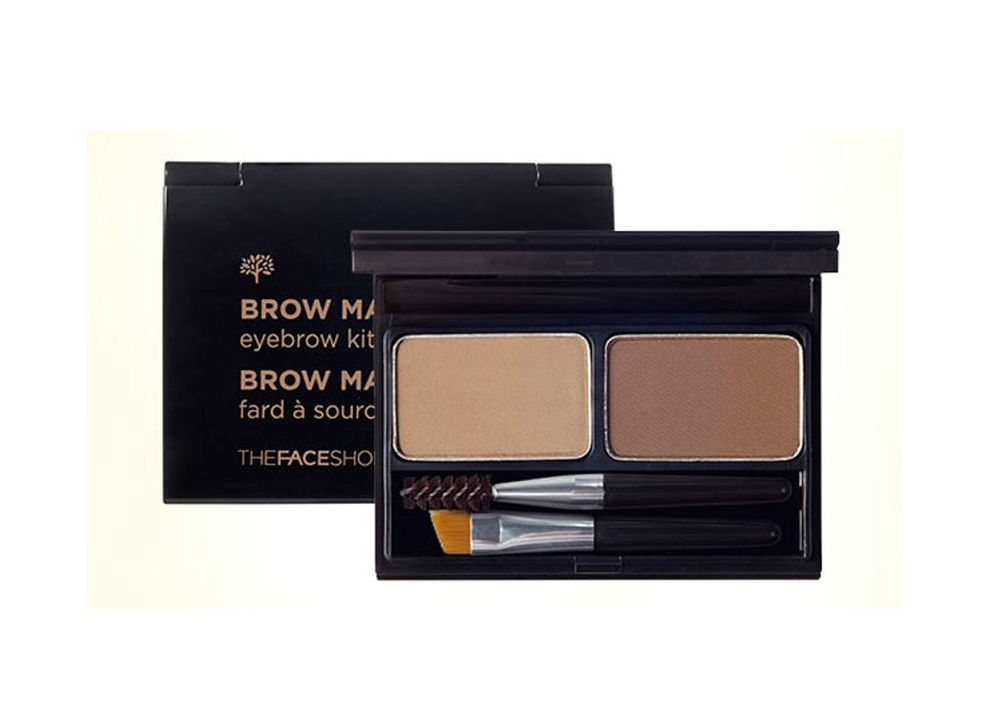 палетка для макияжа бровей the face shop browmaster eyebrow