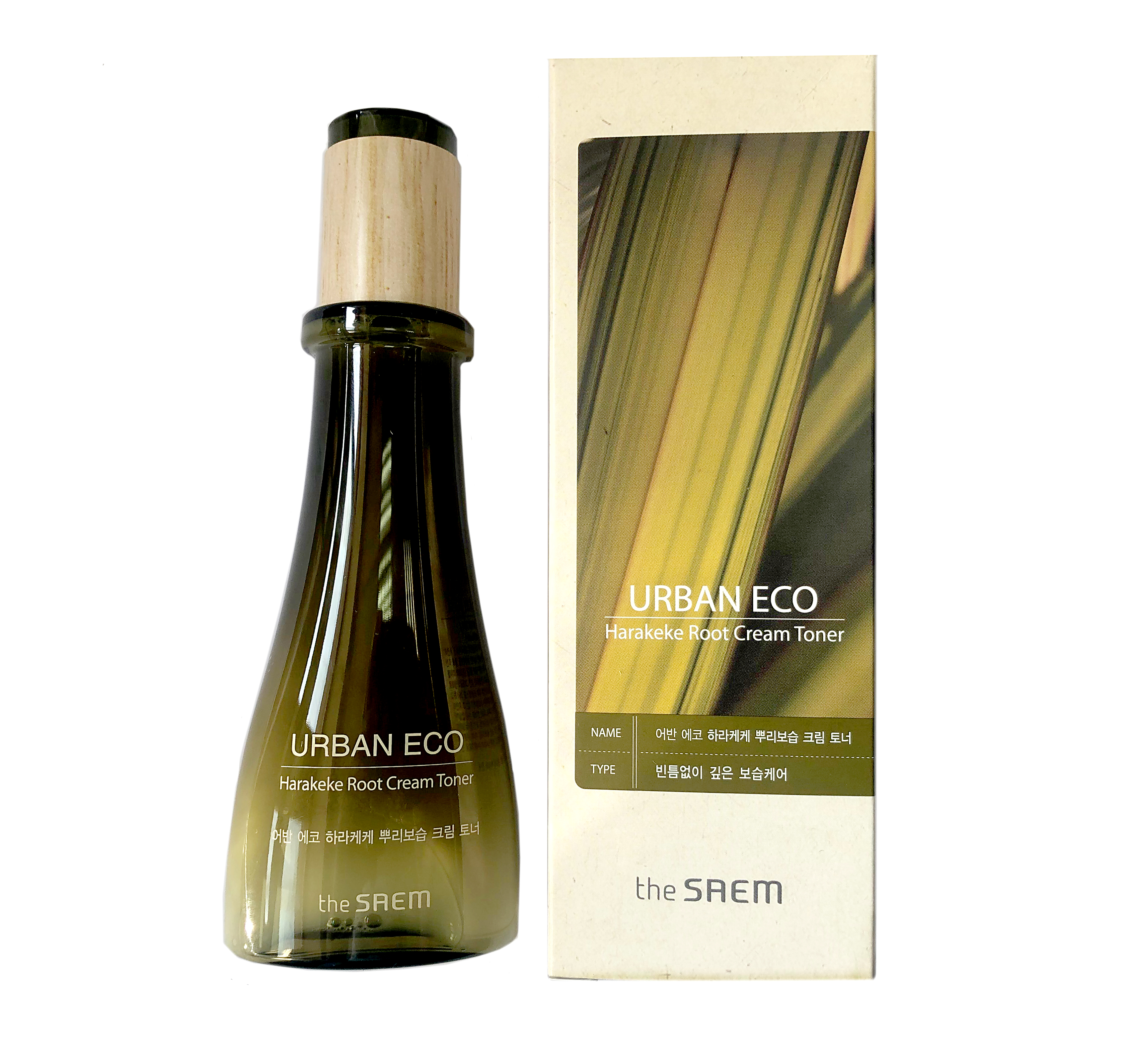 

тонер-крем с экстрактом новозеландского льна the saem urban eco harakeke root cream toner
