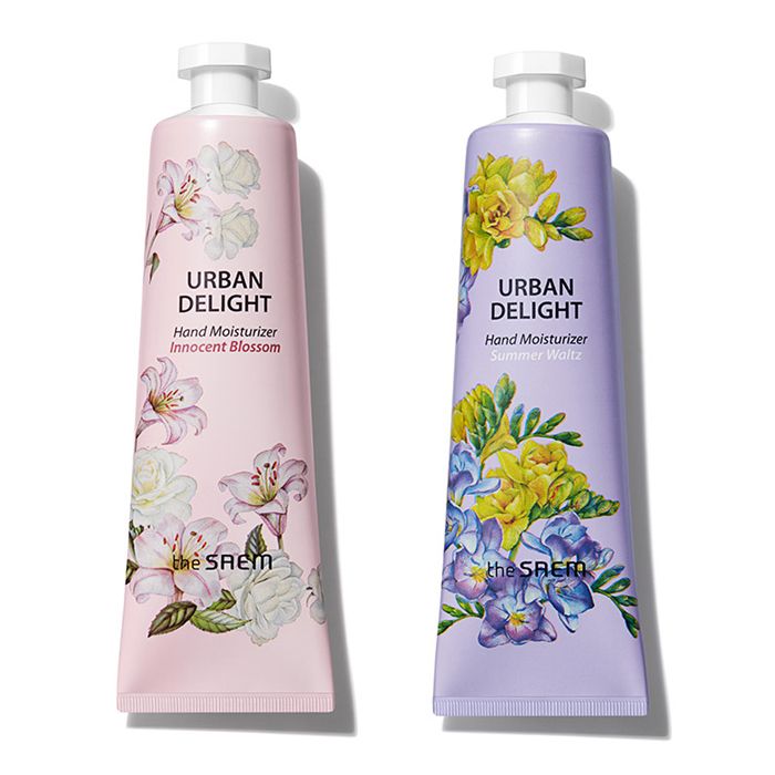 

легкий увлажняющий крем для рук the saem urban delight hand moisturizer