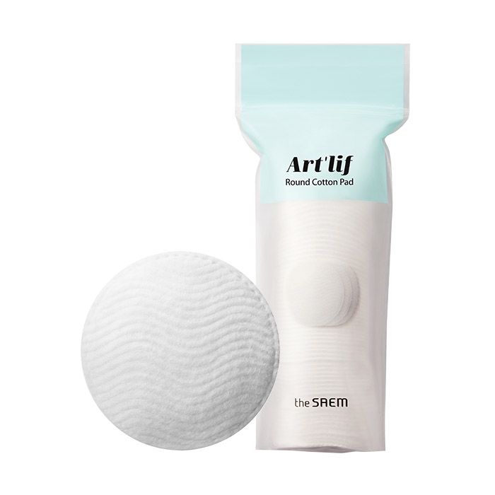

хлопковые ватные диски the saem art'lif round cotton pad