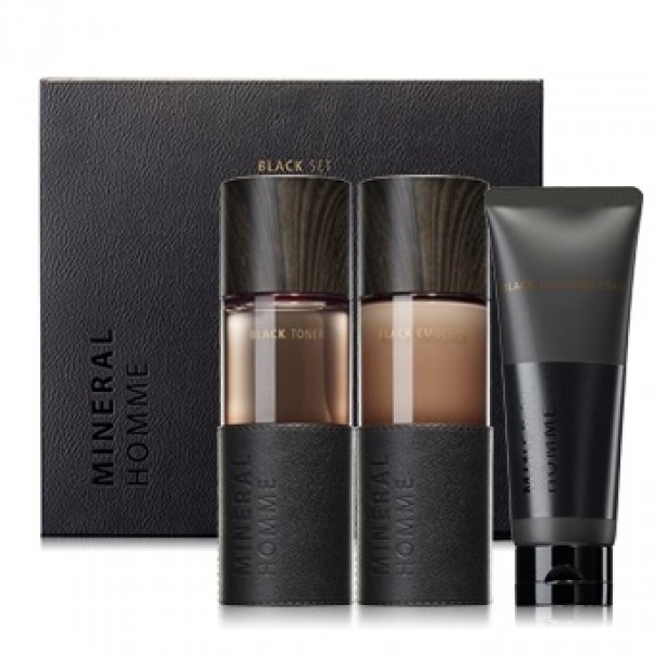 набор мужской увлажняющий the saem mineral homme black set