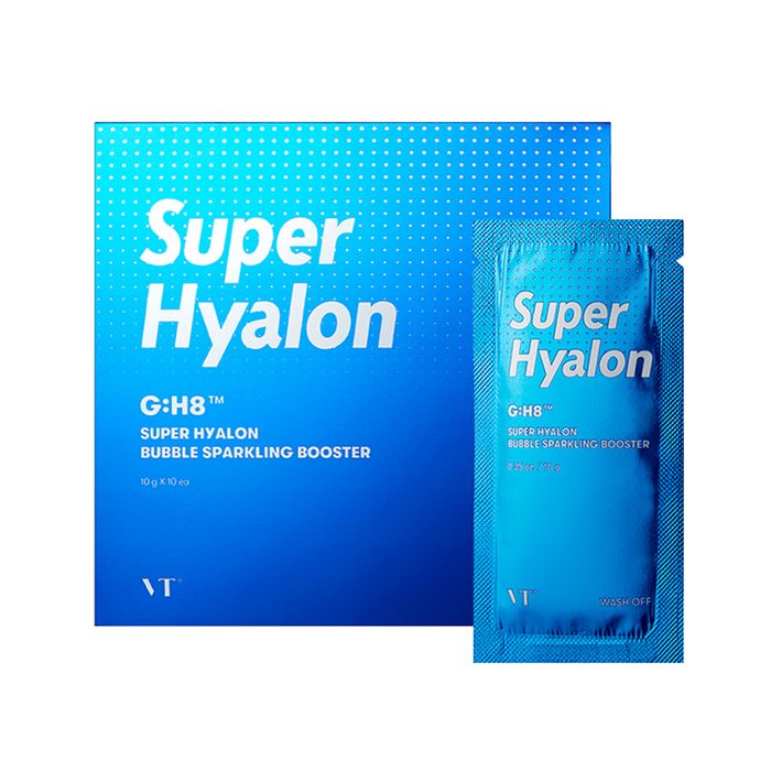 

кислородная увлажняющая маска-пенка vt cosmetics super hyalon bubble sparkling booster