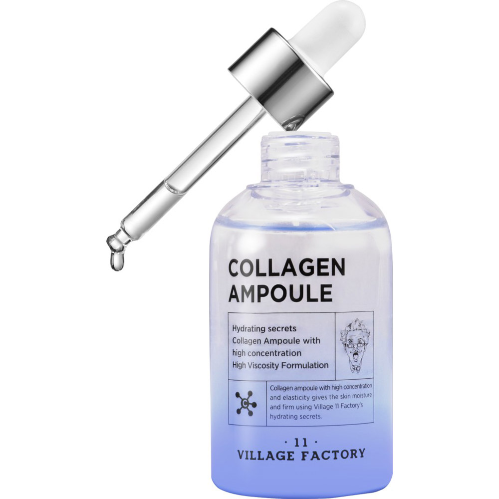 

увлажняющая сыворотка для лица с коллагеном village 11 factory collagen ampoule