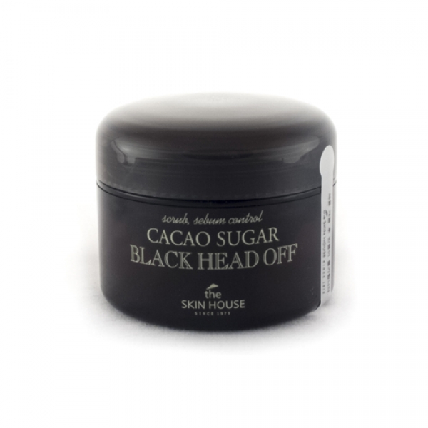

скраб для лица с сахаром и какао the skin house cacao sugar black head off